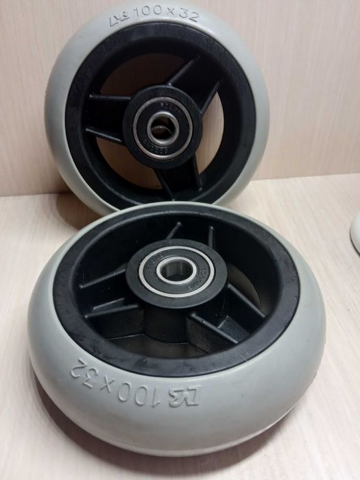 Колеса 200*50, 150*33, 150*25, 100*32, 86*32,  для крісел колісних