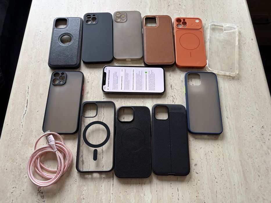 Iphone 12 pro bateria 94% dziala idealnie etui gratis Grafit 128gb
