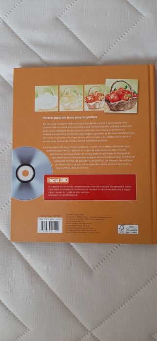 Livro manual Pintura com aquarela