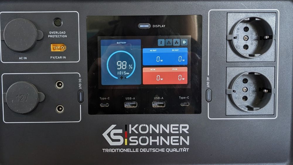 Зарядна станція Könner Söhnen KS1200PS чиста синусоїда Power Delivery