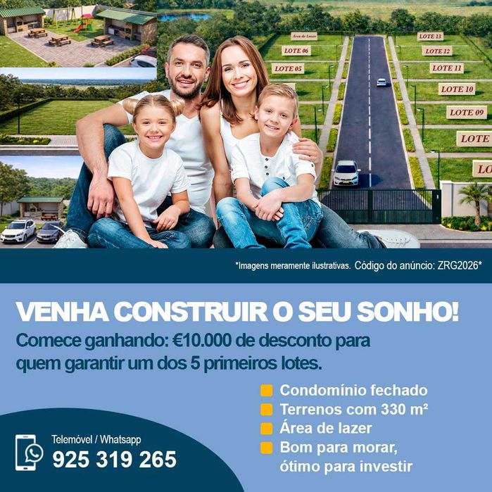 Terrenos  com 330m² - Fernão Ferro