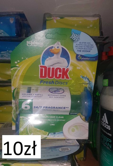 Duck WC krążki żelowe do muszli starter aplikator i zapas