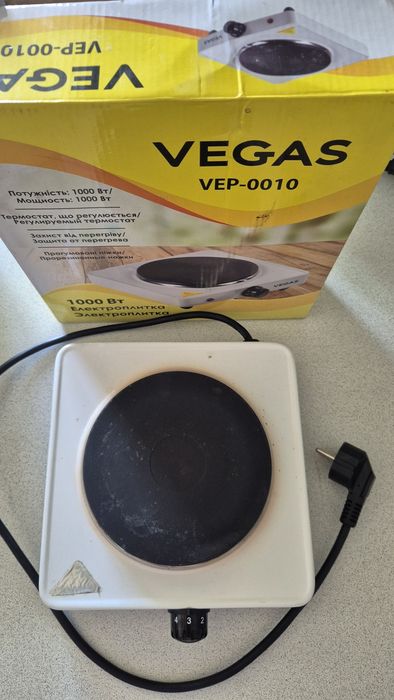 Електроплитка одноконфоркова Vegas VEP-0010