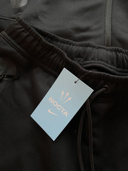 Nike tech fleece x nocta czarne komplet