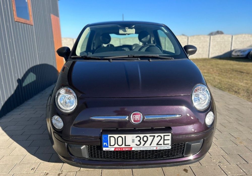 Fiat 500 Niski Przebieg Km, Klimatyzacja, Czujniki Parkowania