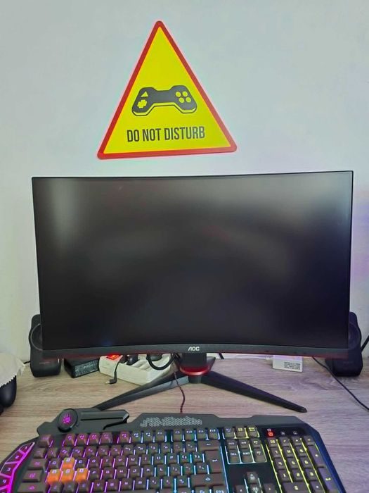 Monitor AOC gaming uszkodzony