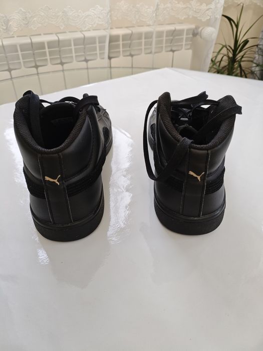 Puma Smash v2 Mid Оригінальні, шкіряні кросівки,чоловічі кросівки, кросівки пума,puma