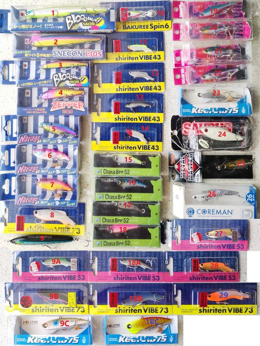 Вобы Вибы Madness Smith Jumrize Eclipse Longin Daiwa Jackson