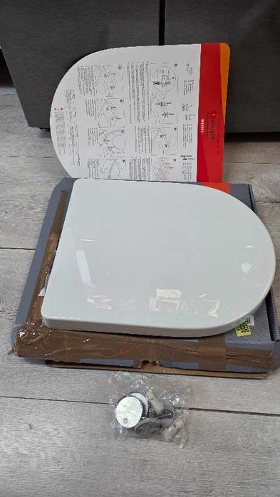 Deska sedesowa Ibergrif M41001 – wolno opadająca BIAŁA