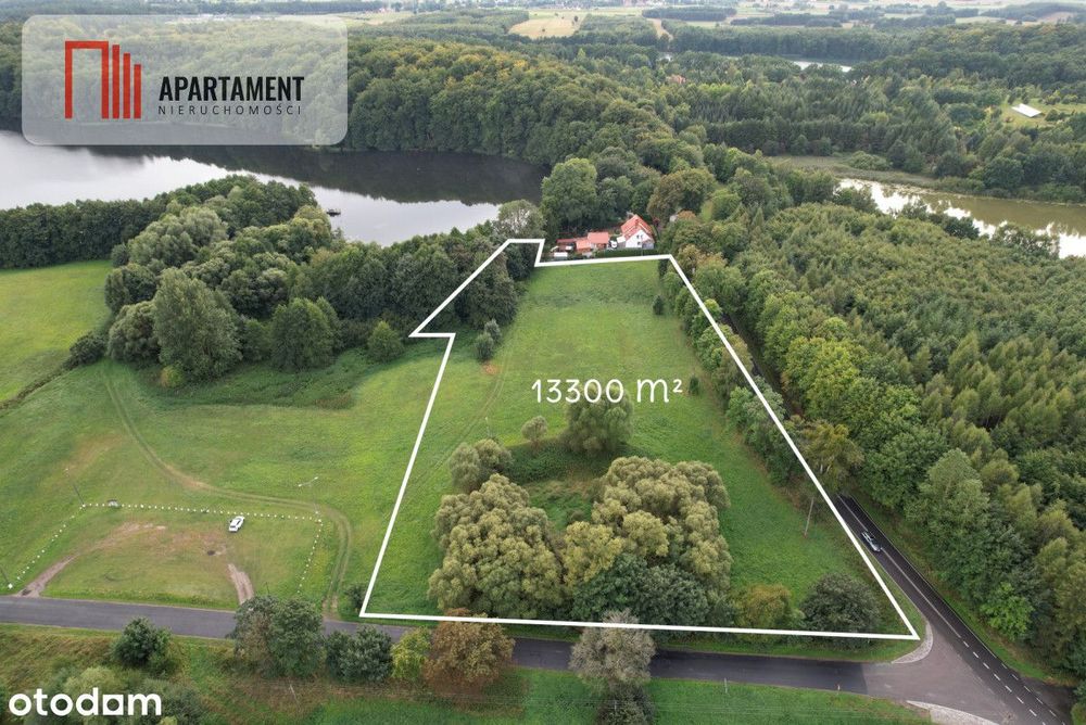 Działka budowlana z linią brzegową jeziora Dużego - Widok 3