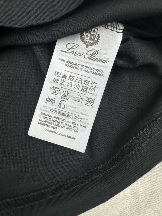 Koszulki Shirt meski Ultra Premium Loro Piana OUTLET czarna