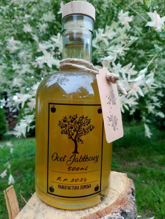 Ocet jabłkowy fermentowany naturalnie