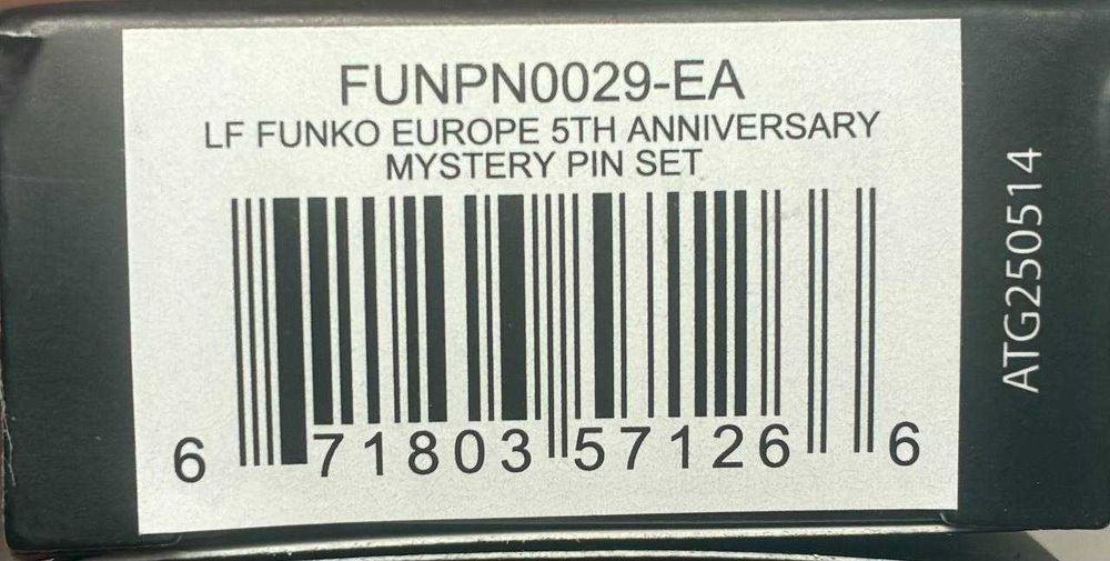 Funko Europe 5th Anniversary Mystery Pin Set