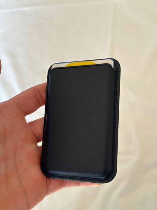 Leather iPhone Wallet carteira magnética para telefone