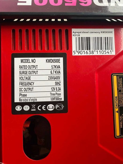 Дизельний генератор Kraft&Dele KD120 (KWD6500E) 6/6.5 кВт НОВИЙ!
