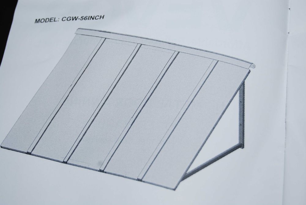 Zadaszenie Drzwi 143x61x61CM