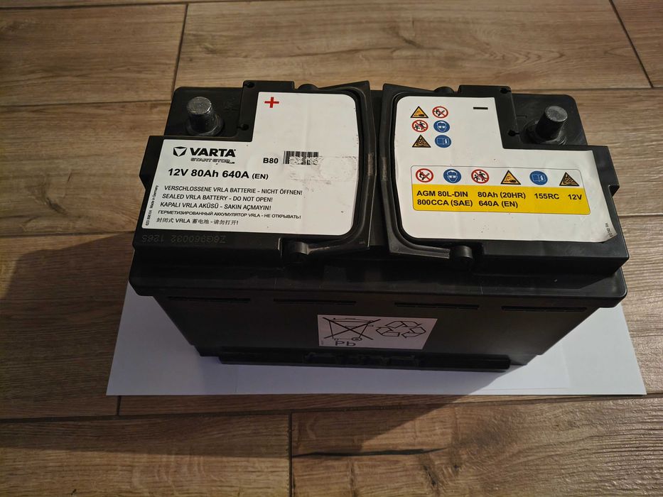 Akumulator VARTA 80Ah 640A  AGM