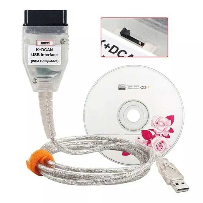 BMW INPA K+DCAN FT232RL автосканер диагностика OBD2 кабель с переключа