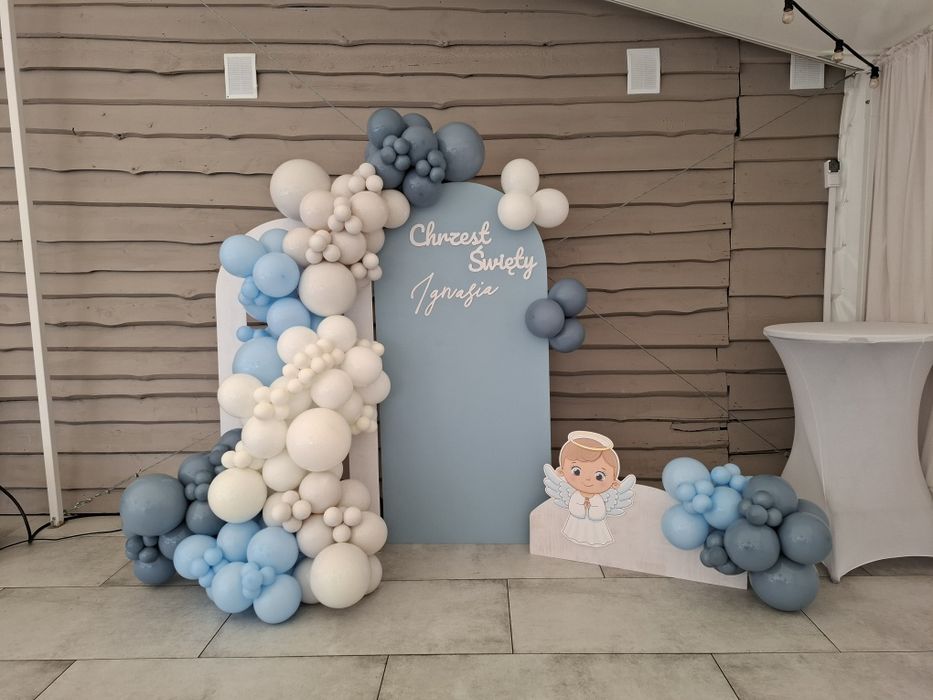 Dekoracje balonowe, ścianki okolicznościowe