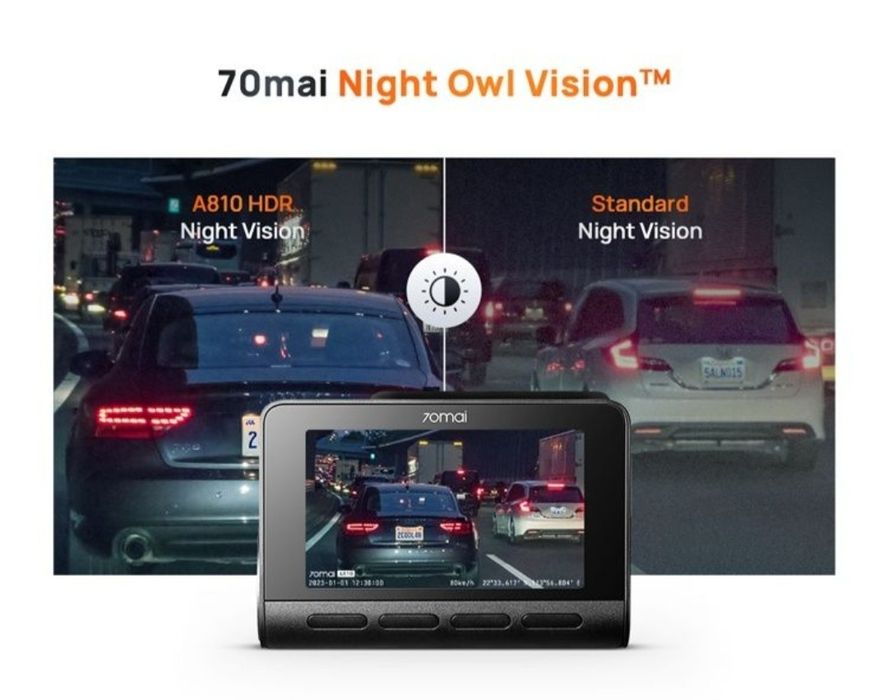 Відеореєстратор Xiaomi 70mai A810 Dash Cam 4K