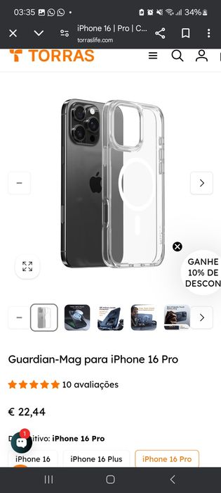 Kit completo para iphone 16 pro