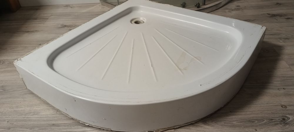 Brodzik 80x80 półokrągły