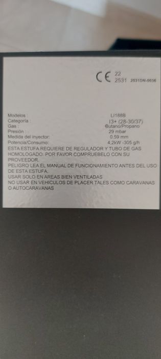 Aquecedor a gás Thulos