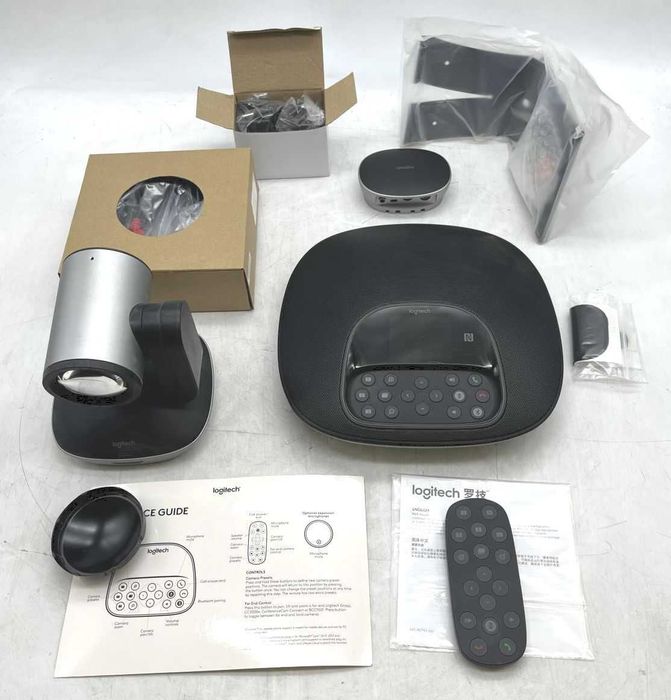Logitech GROUP PTZ pro 2 с двумя микрофонами с базой управления