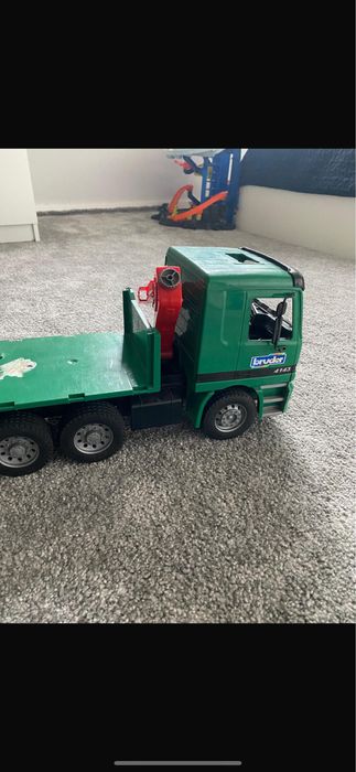 Retroescavadora maquina liebherr camiao bruder