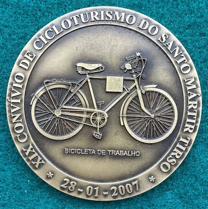 Medalha em bronze cicloturismo