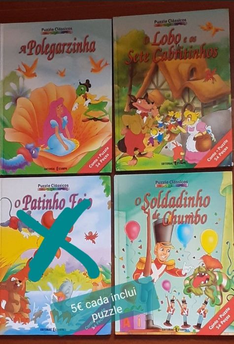 Livros infantis variados