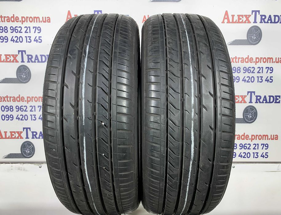 2 шт. 205/55 R17 Davanti DX640 літні шини вживані, протектор 6,5 мм