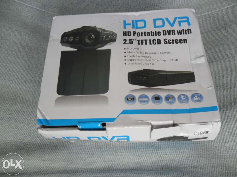 Câmara de video e som nova