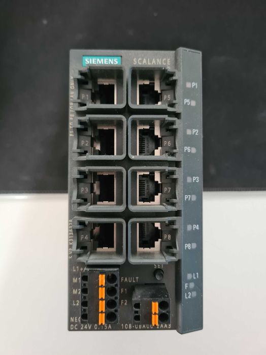 Przemysłowy przełącznik SIEMENS Ethernet simatic net scalance X108
