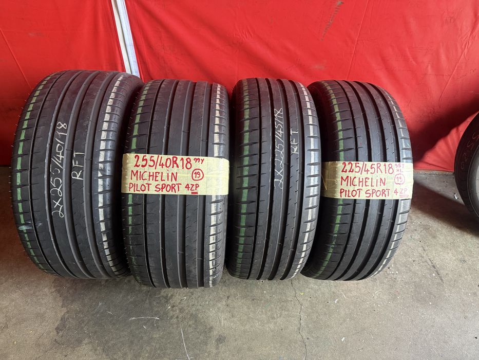 Pneus RFT 225/45/18 + 255/40/18 Michelin Impecaveis