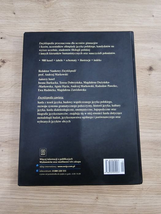 Encyklopedia szkolna WSiP Nauka o języku