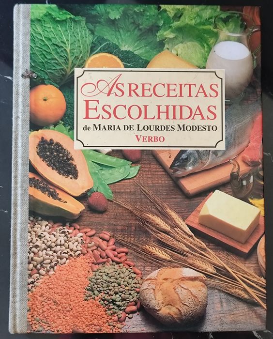 Livro mítico da culinária Portuguesa, Edição especial "As receitas escolhidas" de Maria de Lurdes Modesto
