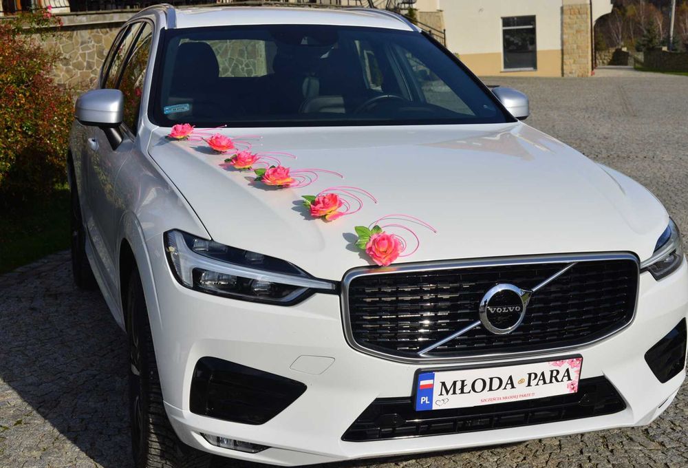 STROIKI na maskę samochodu. ŚLUB WESELE dekoracja na auto 328