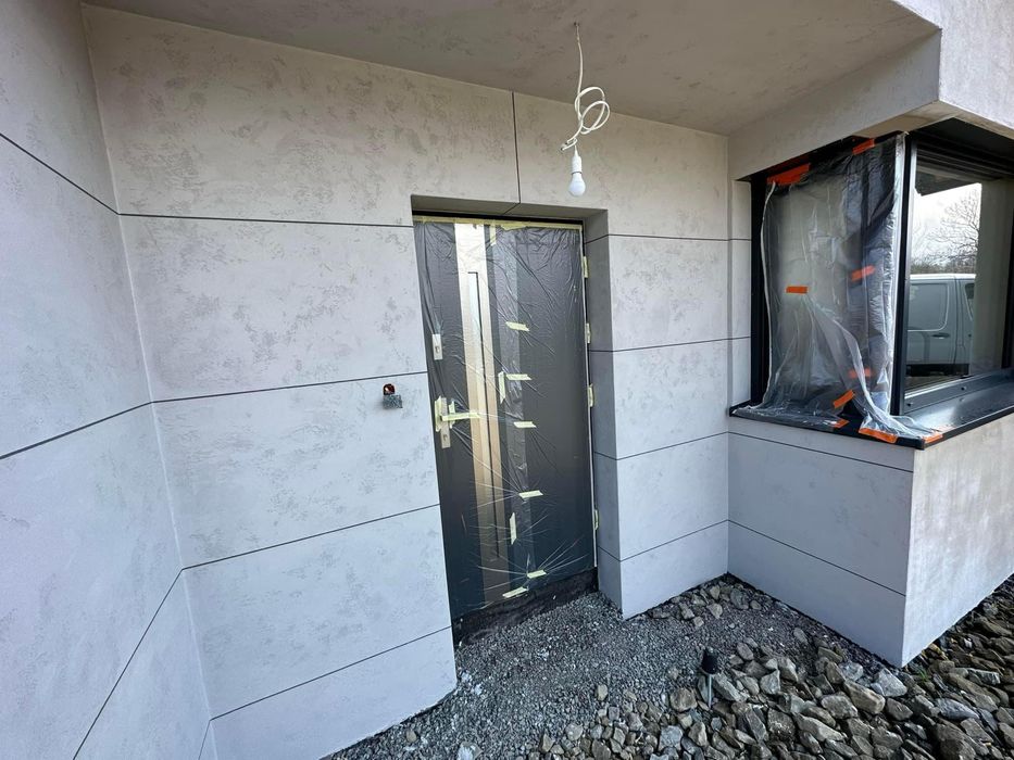 ELEWACJA Beton architektoniczny tynk zewnetrzny dekoracyjny rdza