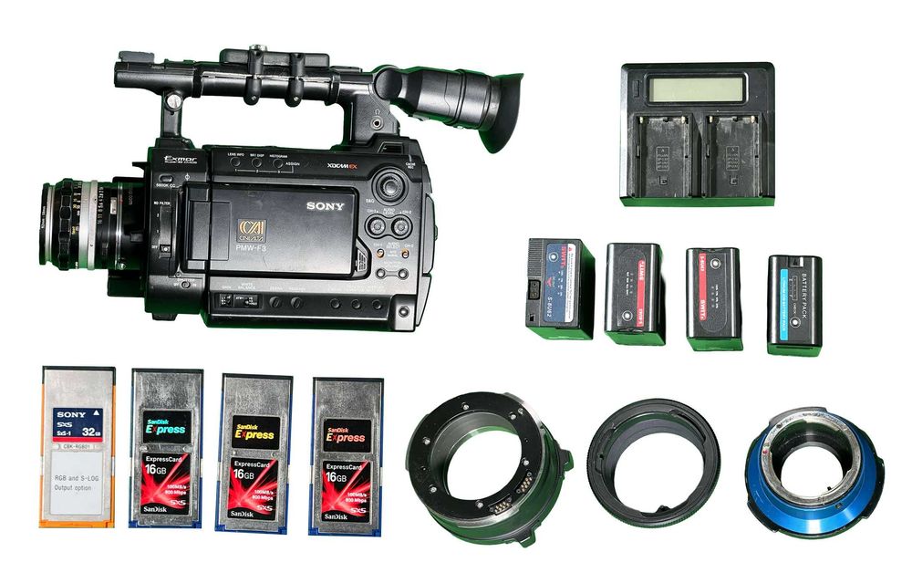 Sony PMW-F3 Super 35 | Zestaw Kinowy PL + Nikon | RGB Option Key | SxS