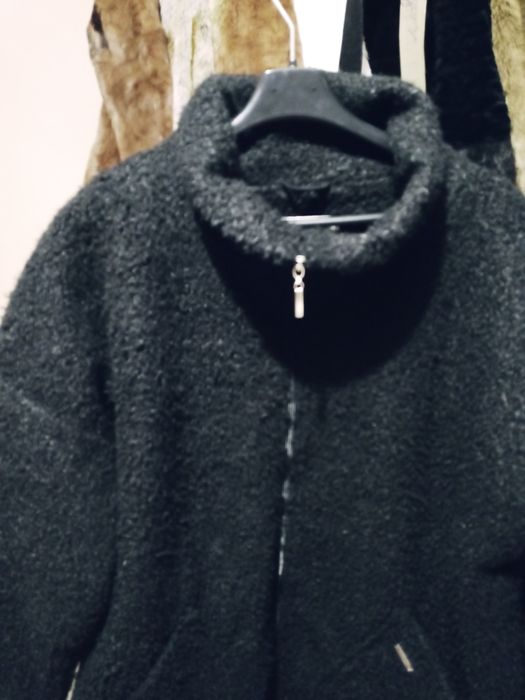 Kurtka damska czarna bukla zamek 3XL