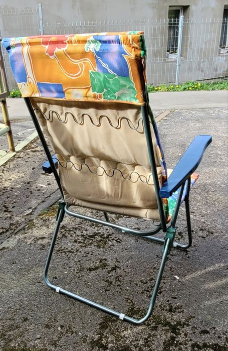 Fotel leżak ogrodowy składany