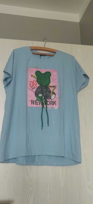 Bluzeczka r45 oversize 122 kolory