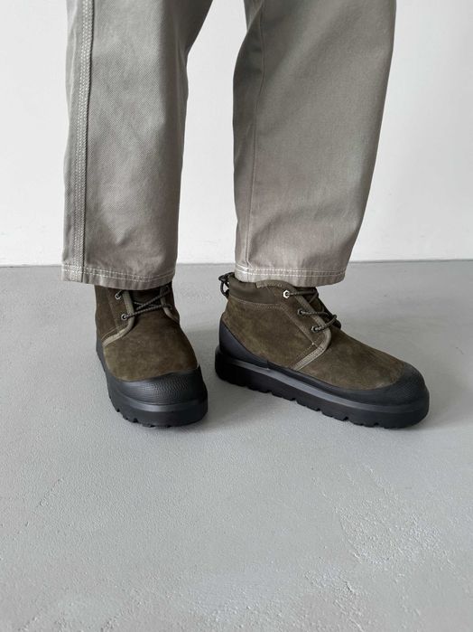 Уггі UGG Neumel Hybrid Khaki premium натуральні замша та овчина