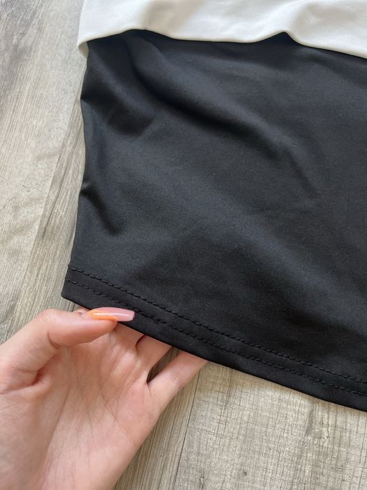 Czarno biały top Shein XS