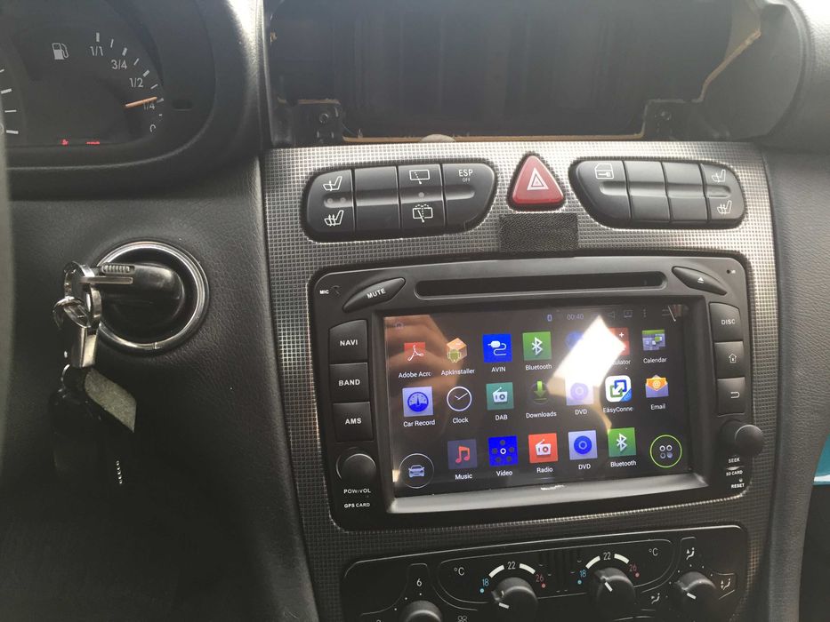 #SETEMBRO | Auto Rádio GPS Android Mercedes Benz Class C - W203, W209 | CARPLAY • ANDROID AUTO