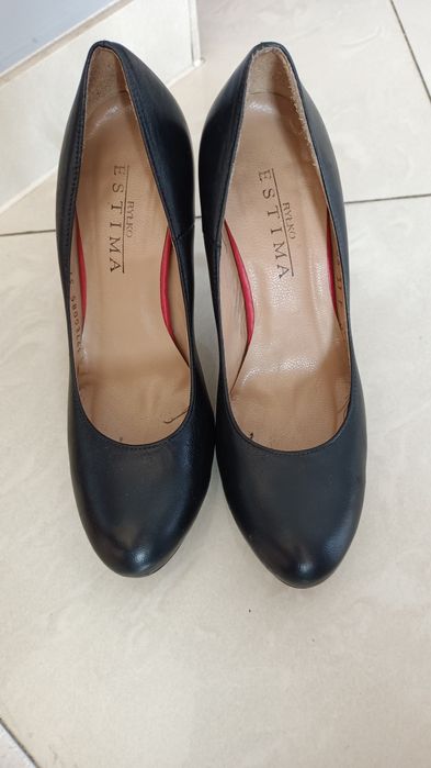 Szpilki skorzane Ryłko