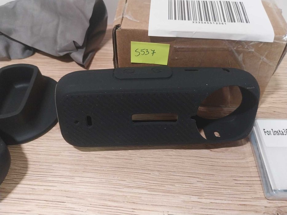 Pokrowiec Sylikonowy do Insta360 x5 + osłona obiektywu + stojak statyw S537