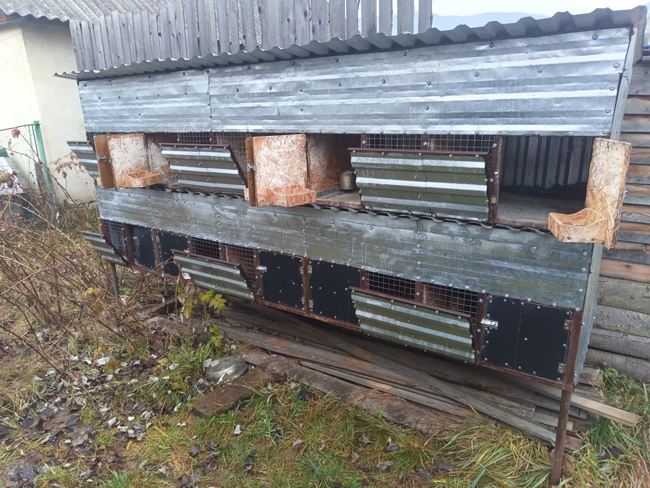 Найкращий варіант під пошук: Міцний двоярусний крільчатник для кролів