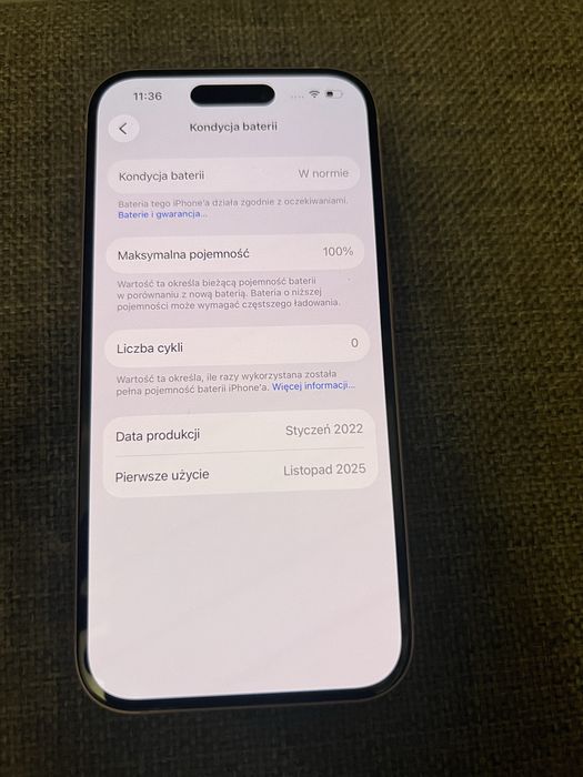 Iphone 15 128gb, 100% bateria, gwarancja